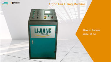 Double Glazed Glass Glass PLC Argon Gas Filling Machine
