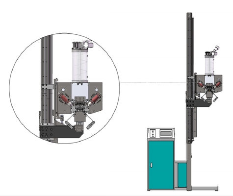 Thủ công Máy chiết rót hút ẩm bán tự động để sản xuất kính cách nhiệt