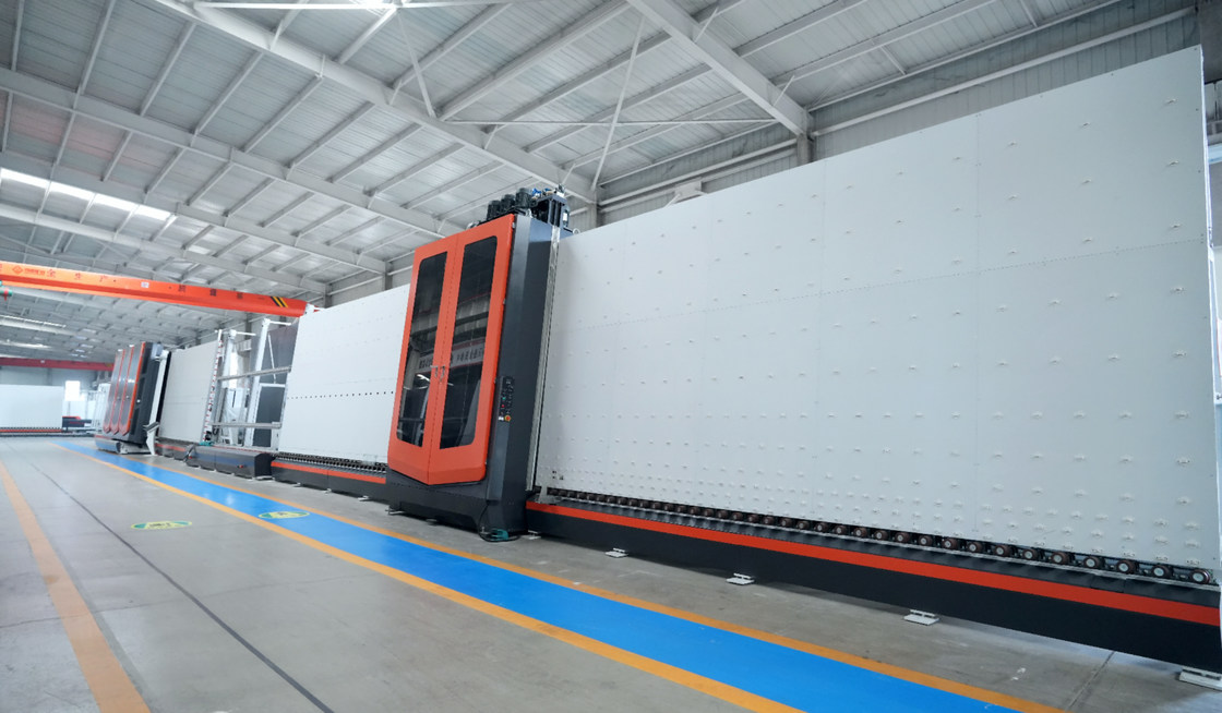 Dây chuyền sản xuất kính cách nhiệt kép Jumbo Kích thước 3300 * 7000mm