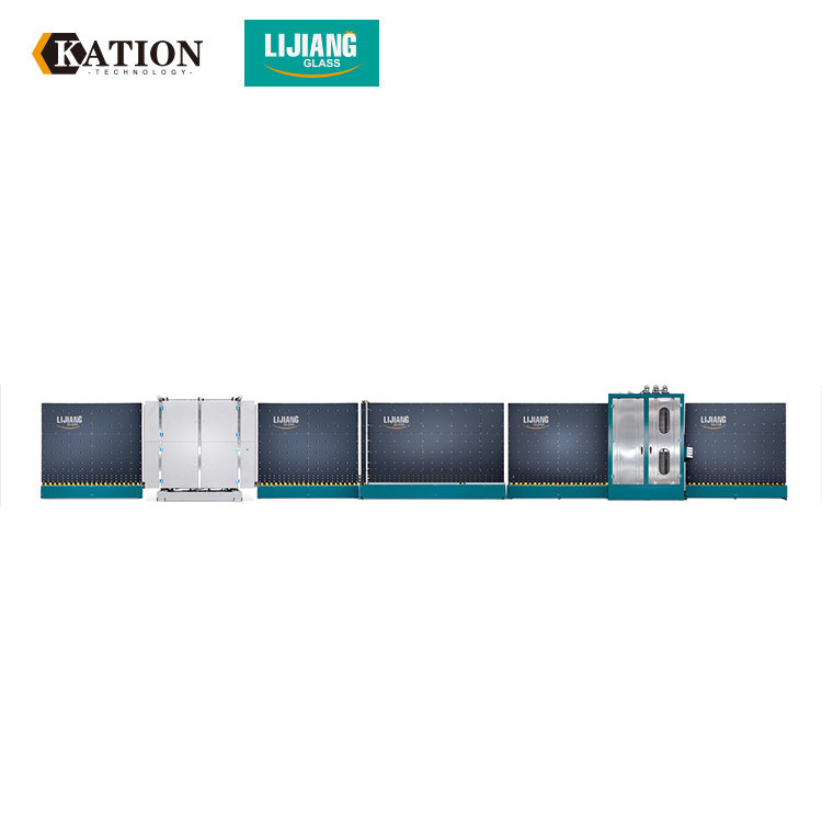 Dọc phẳng Máy ép thủy tinh cách nhiệt Dây chuyền sản xuất Hệ thống rửa phân cấp