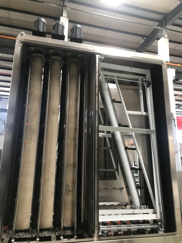 Kính kích thước lớn Máy rửa kính Low E thẳng đứng tự động 2-10m / phút