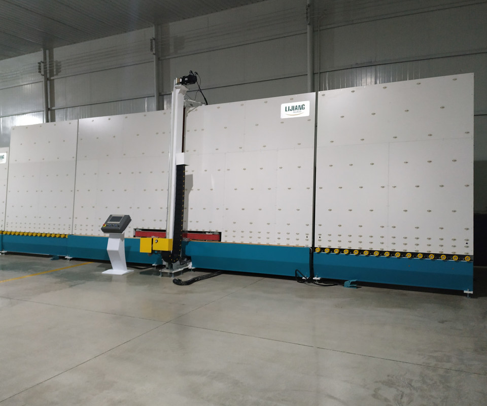 Máy mài cạnh kính Low E thẳng đứng 29m / phút để xóa mép phim