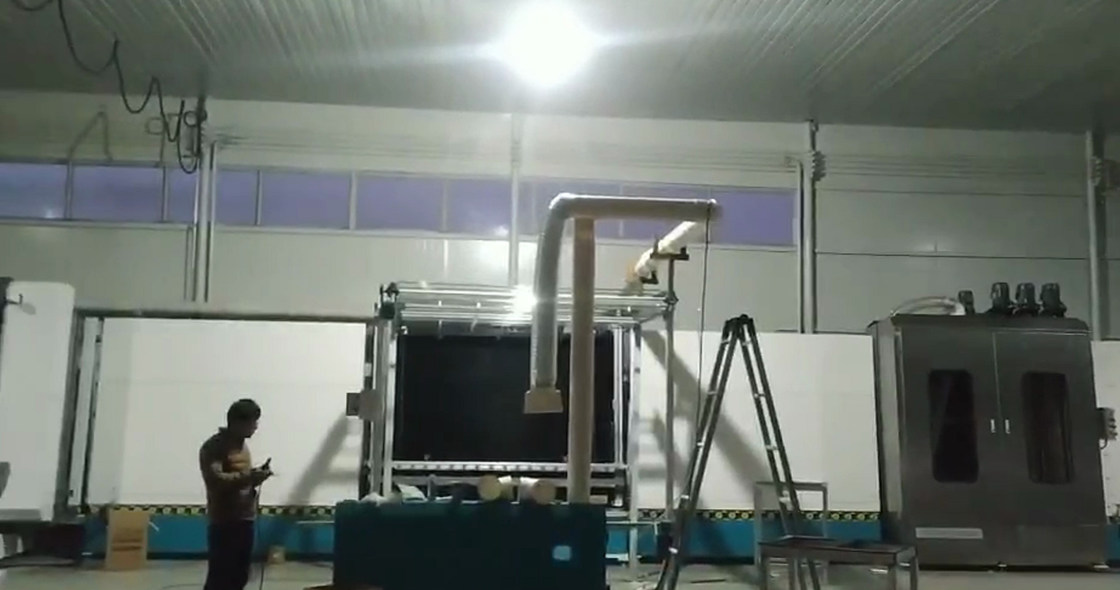 Dây chuyền sản xuất thủy tinh rỗng siêu thông minh, nhanh chóng và có thể tùy chỉnh bao gồm chức năng bơm hơi